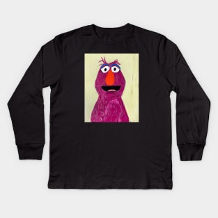 Telly Monster Kids Long Sleeve T-Shirt